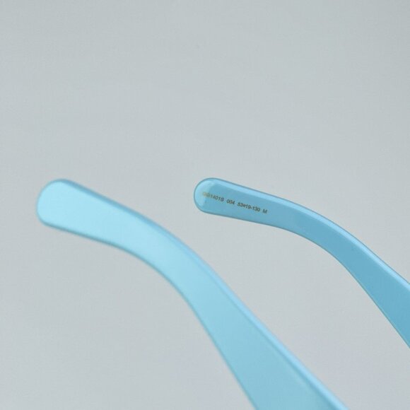 Gucci GG1401S 004 BRAND NEW Sunglasses Light Blue Grey Women Cat Eye main image 4